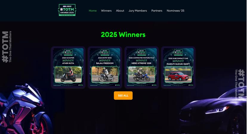 Acko Drive Awards (2024 & 2025)
